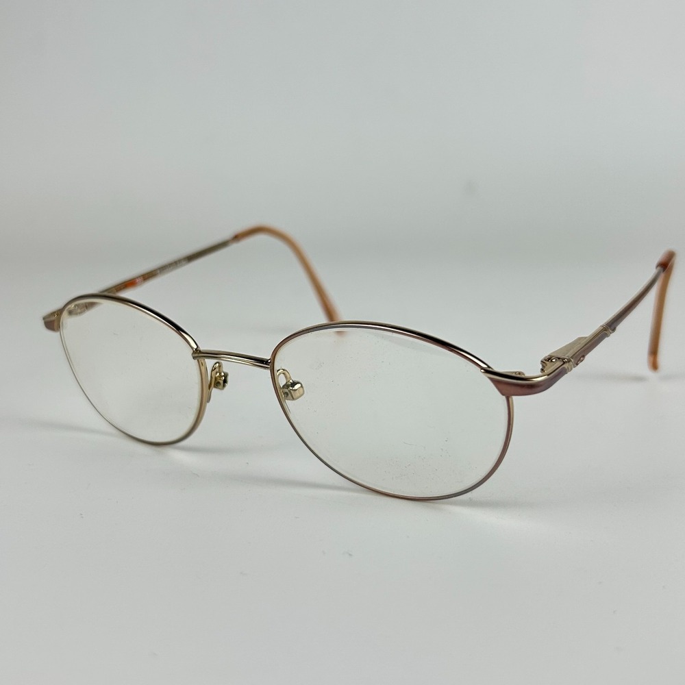 Elizabeth Arden Women's Eyeglasses Frame Rose Gold Metal Full Rim 50-19-135 mm